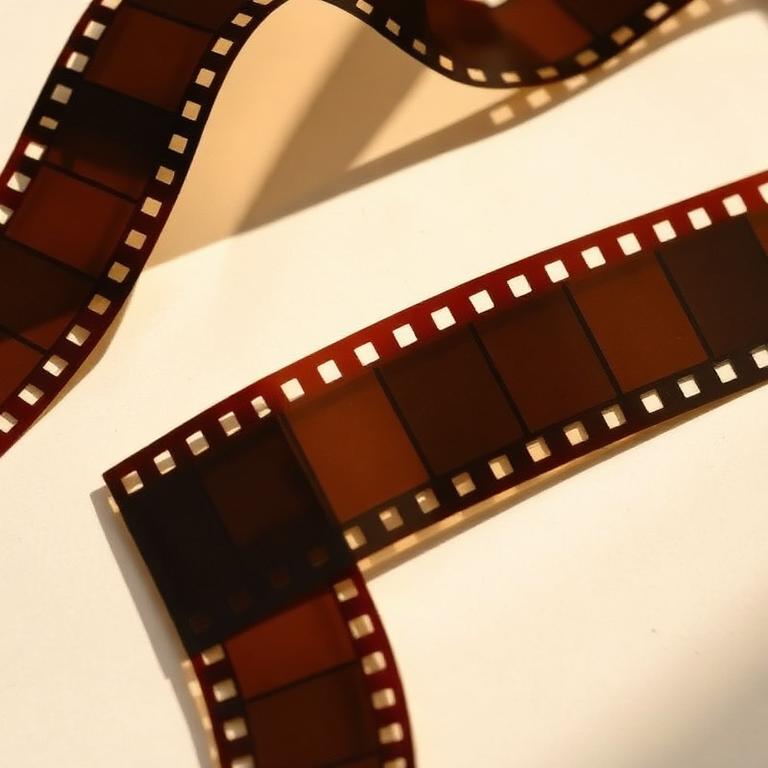 Filme 35mm sobre papel creme